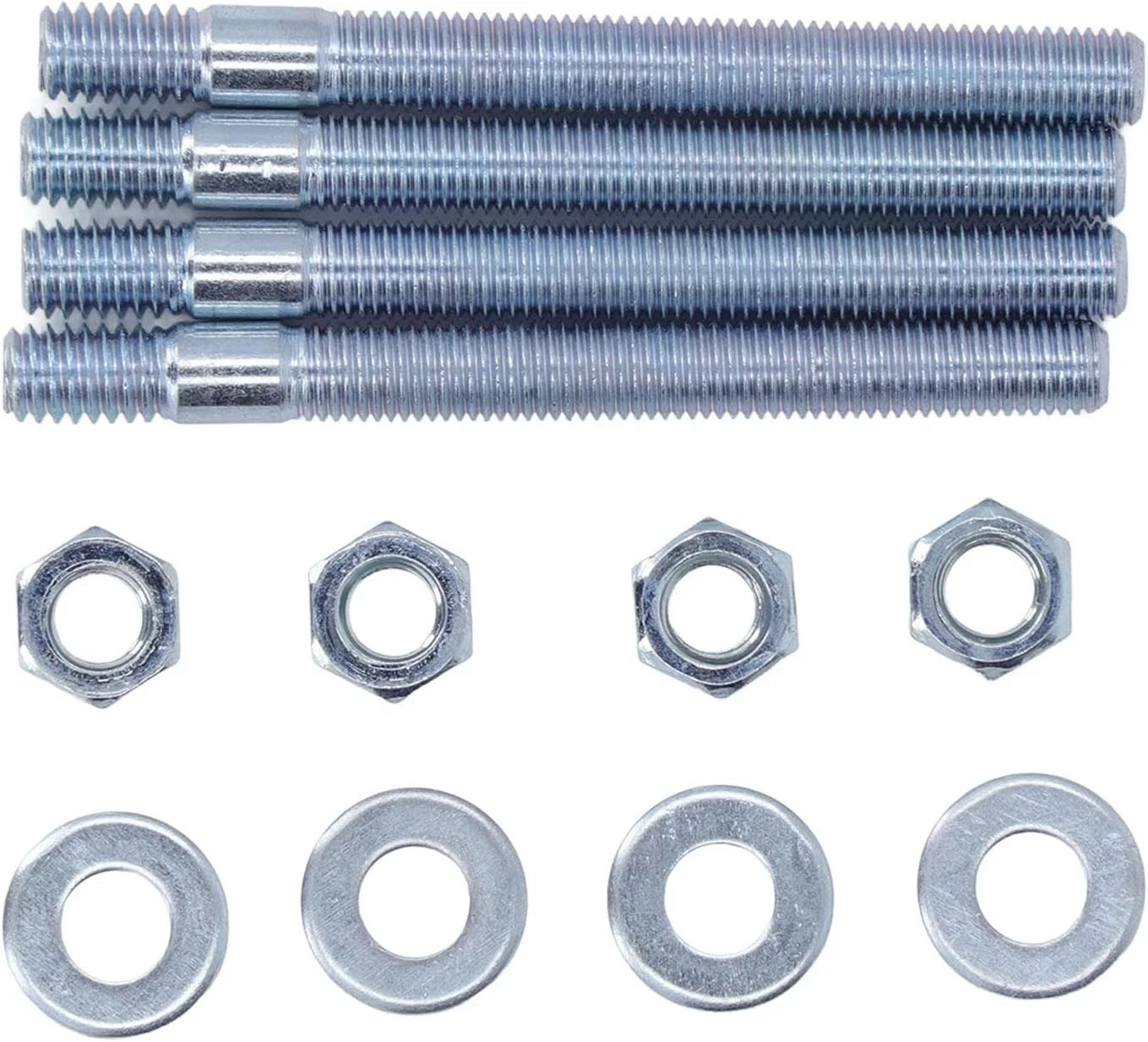 Carburetor Studs Kit, Chazcool 3.5in Set Metal Carb normal