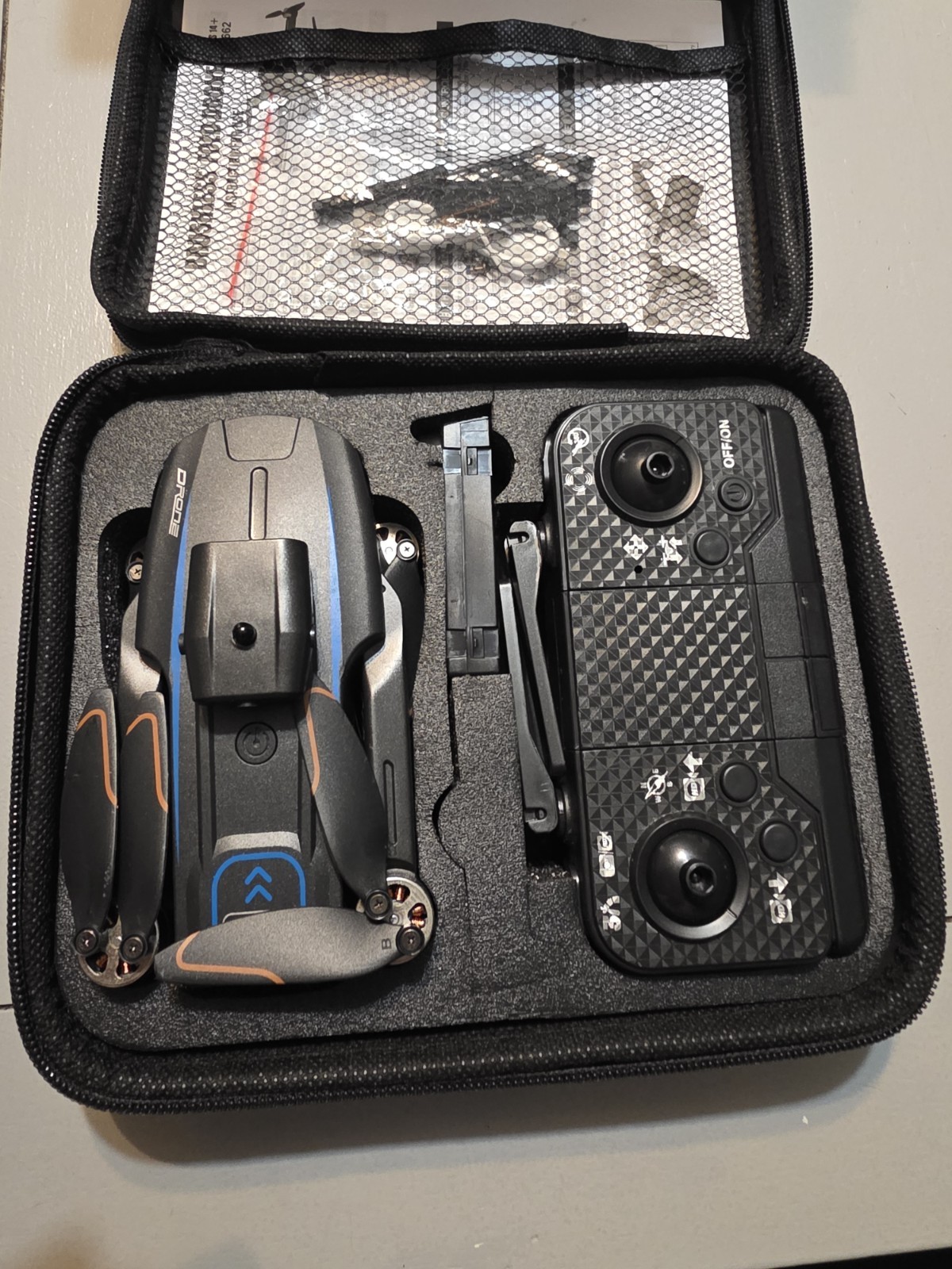 LF662 Foldable Brushless Quadcopter Drone, Obstacle Avoidance, Headless, Black