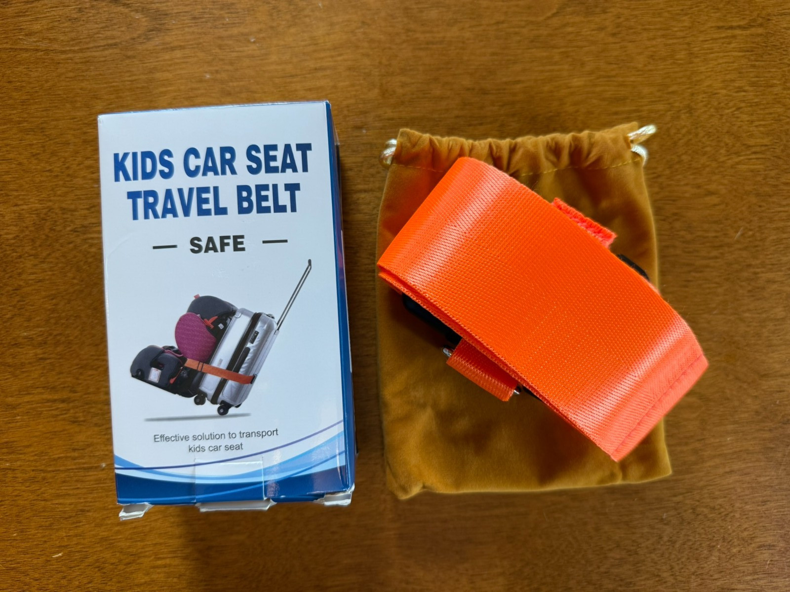 Tokata Car Seat Luggage Belt Strap, Orange