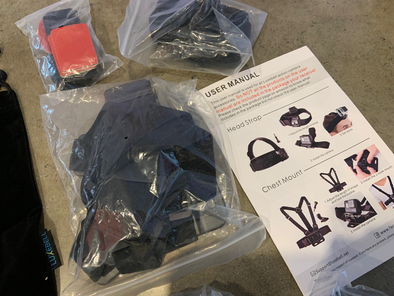 LUXEBELL 14 IN 1 ACCESSORIES KIT FOR GOPRO