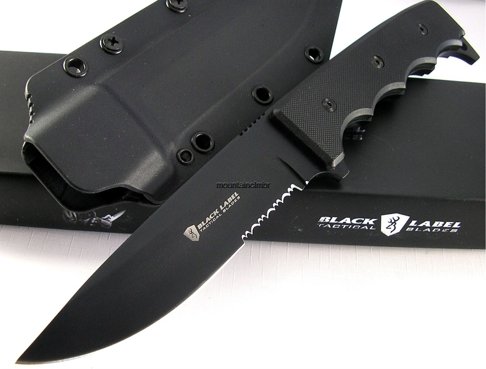 Browning RARE Black Label Stone Cold Fixed Blade 10.75" G10 Knife 116BL