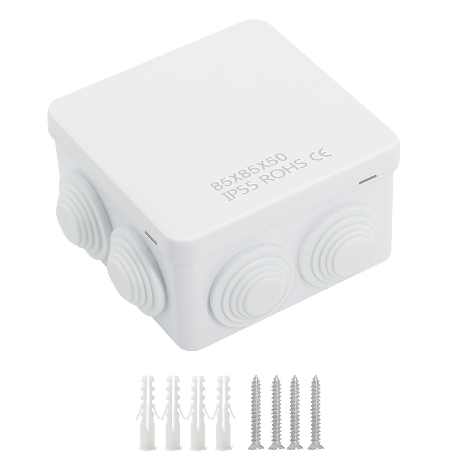 LeMotech ABS Plastic Dustproof Water Resistant IP55 Junction Box Universal El...