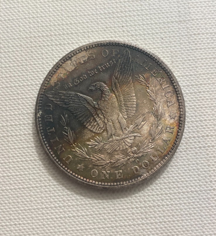 Antique 1904 O-Morgan Silver Dollar- Collector's Item with toning