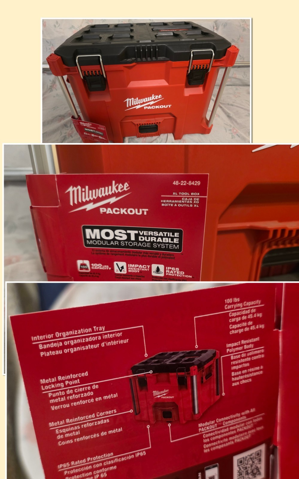 Milwaukee M18 Cordless 6 Tool/Packout, 12 accessories Combo Kit