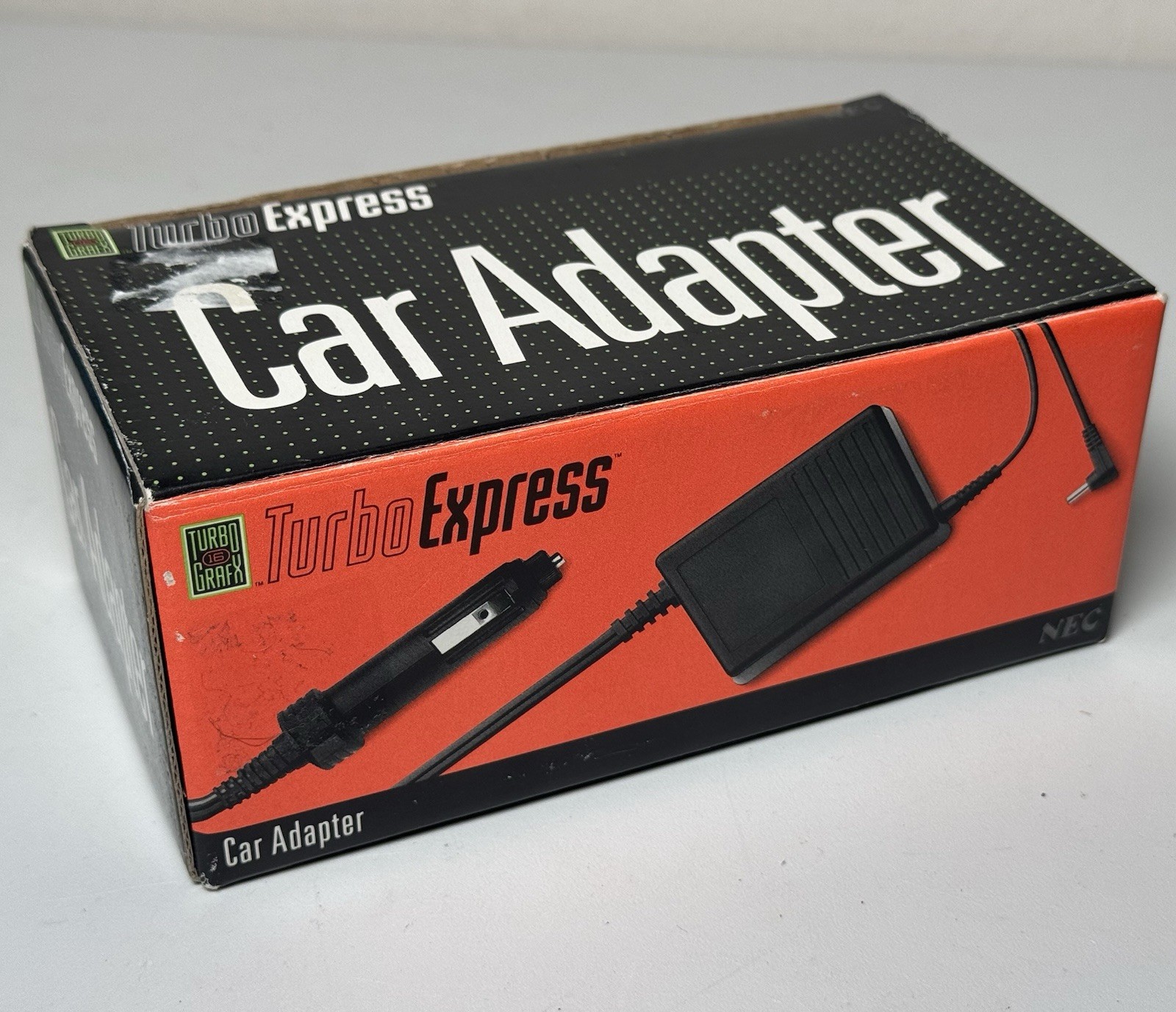 NEC TurboGrafx Turbo Express Car Adapter NIB 1990