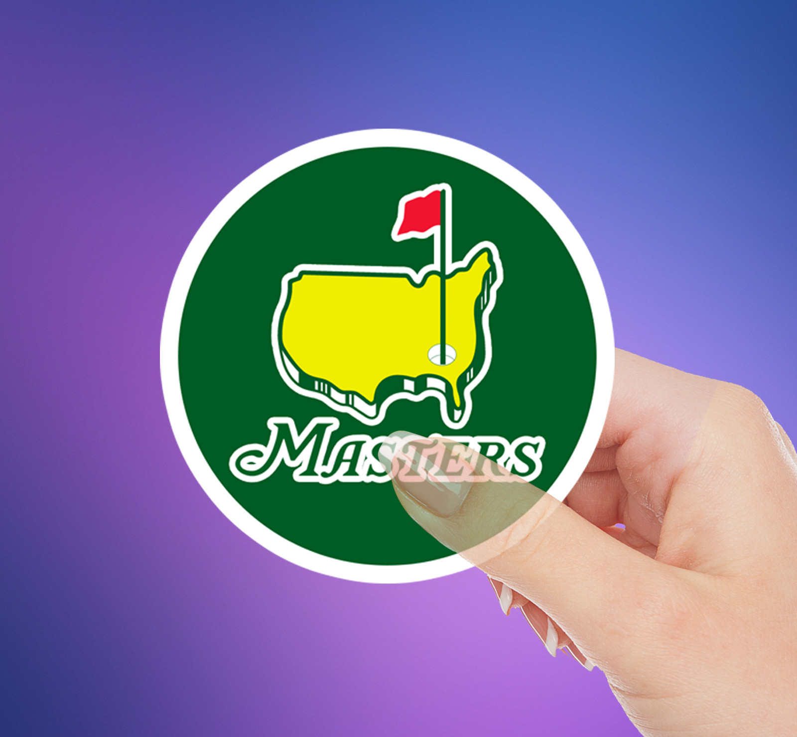 NEW- Golf Lover Sticker Masters Golf Decal - Sticker for Tumbler Laptop Car