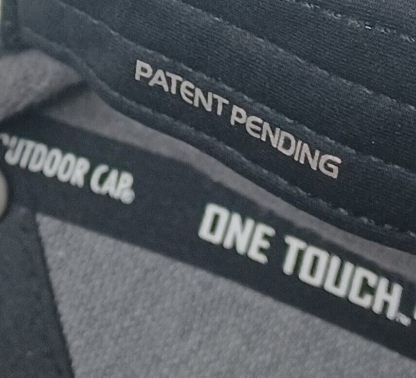 One Touch Seamless Outdoor cap Gray Lightweight NWT OSFA Hook and Loop