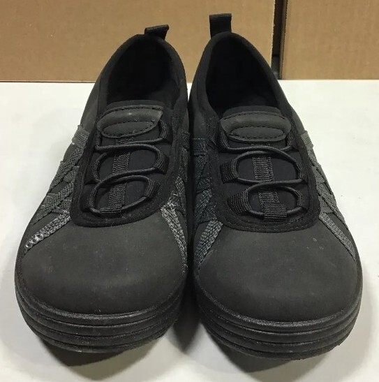 Easy Street WOMENS Slip On Shoes, Black, Size 5