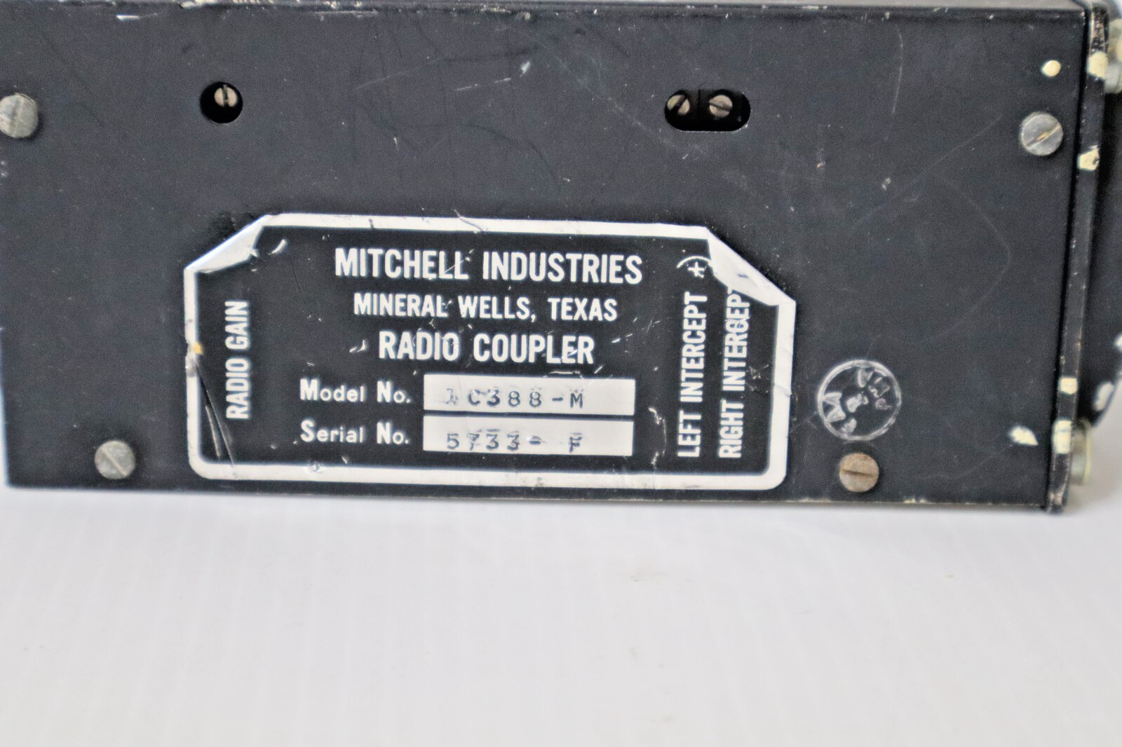 Mitchell 1C388-M Radio Coupler - Removed Working