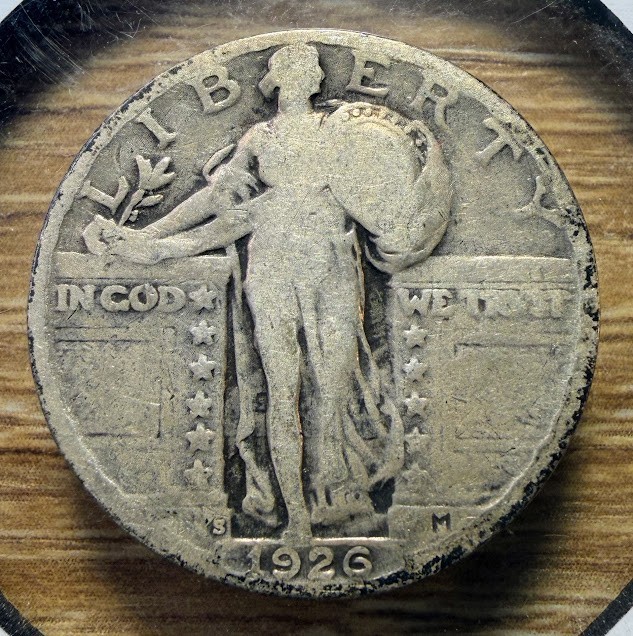 1926-S Standing Liberty Quarter - Actual Coin Shown - Free Shipping INV#383