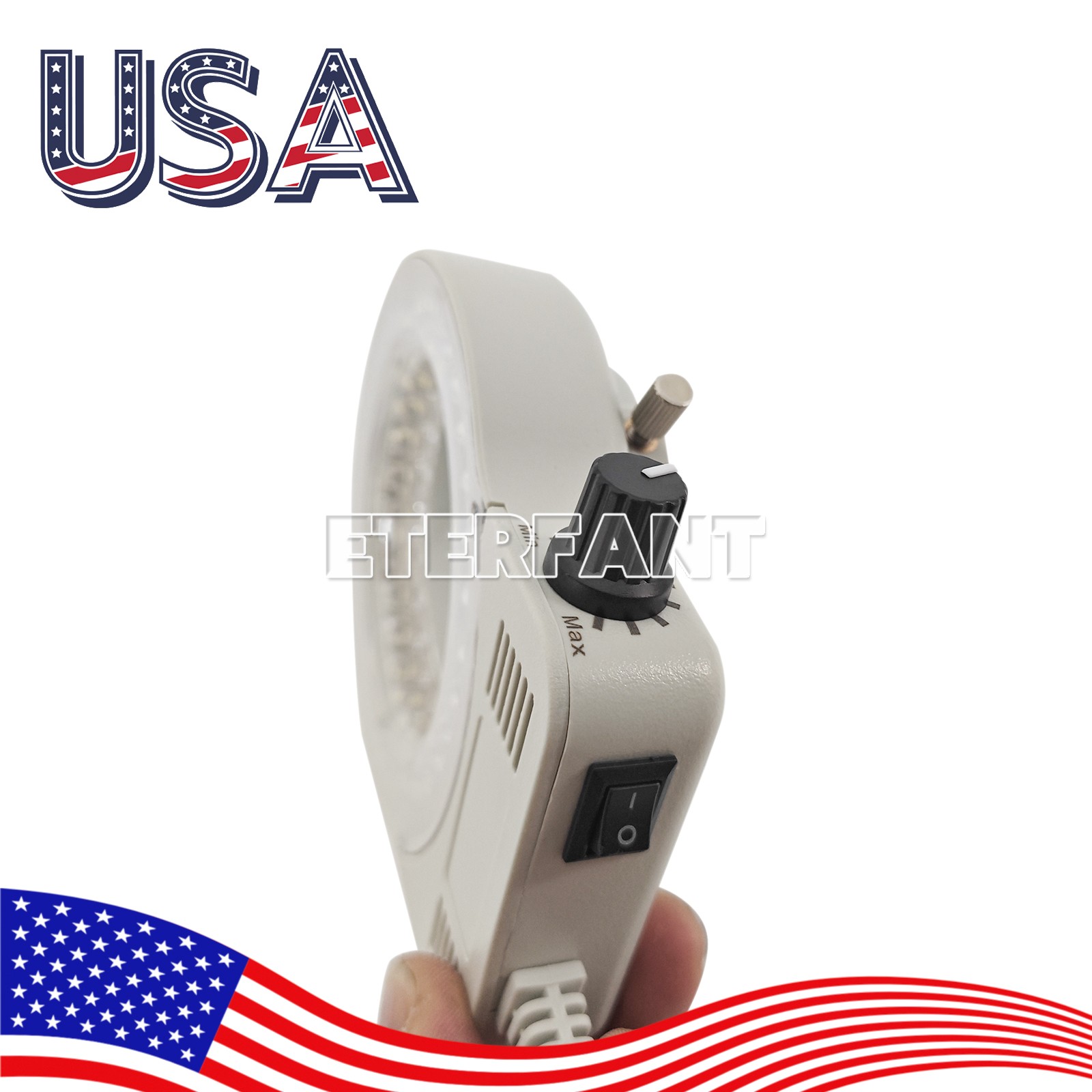 10X 360° Rotation Adjustable Binocular Stereo Microscope for Dental Lab Workshop
