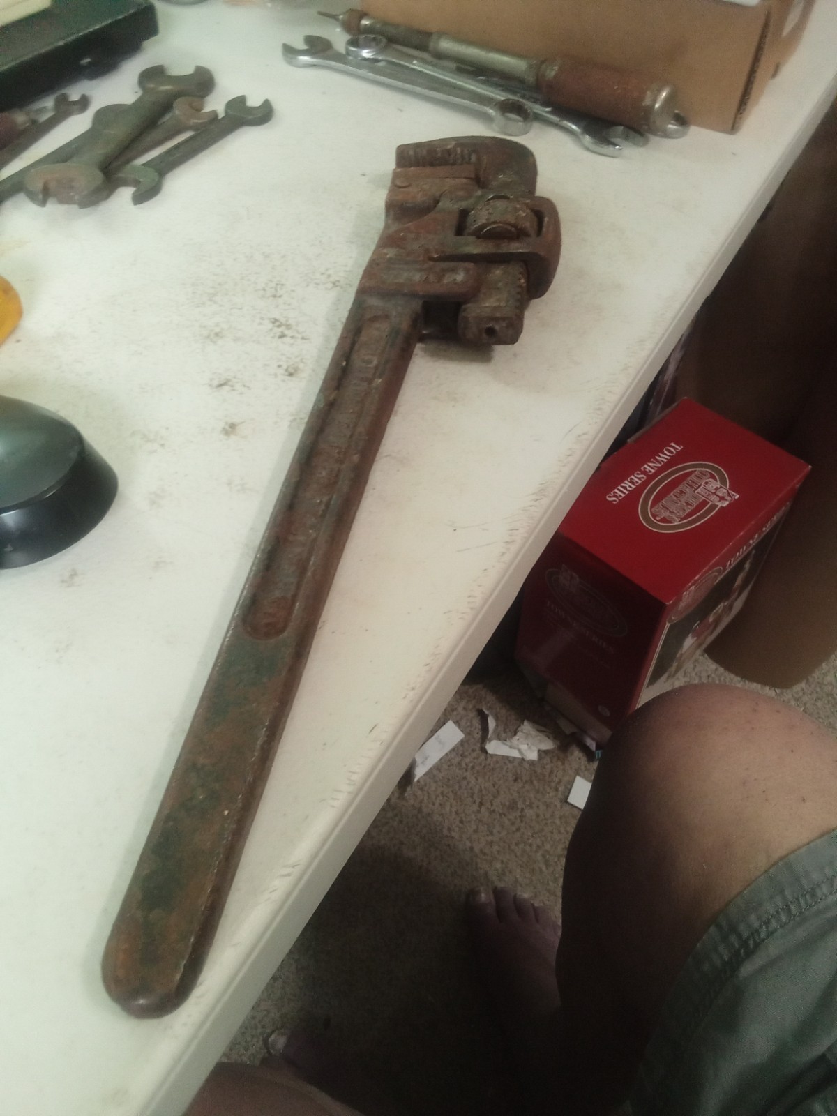 Trimo Vintage Pipe Wrench - 18"