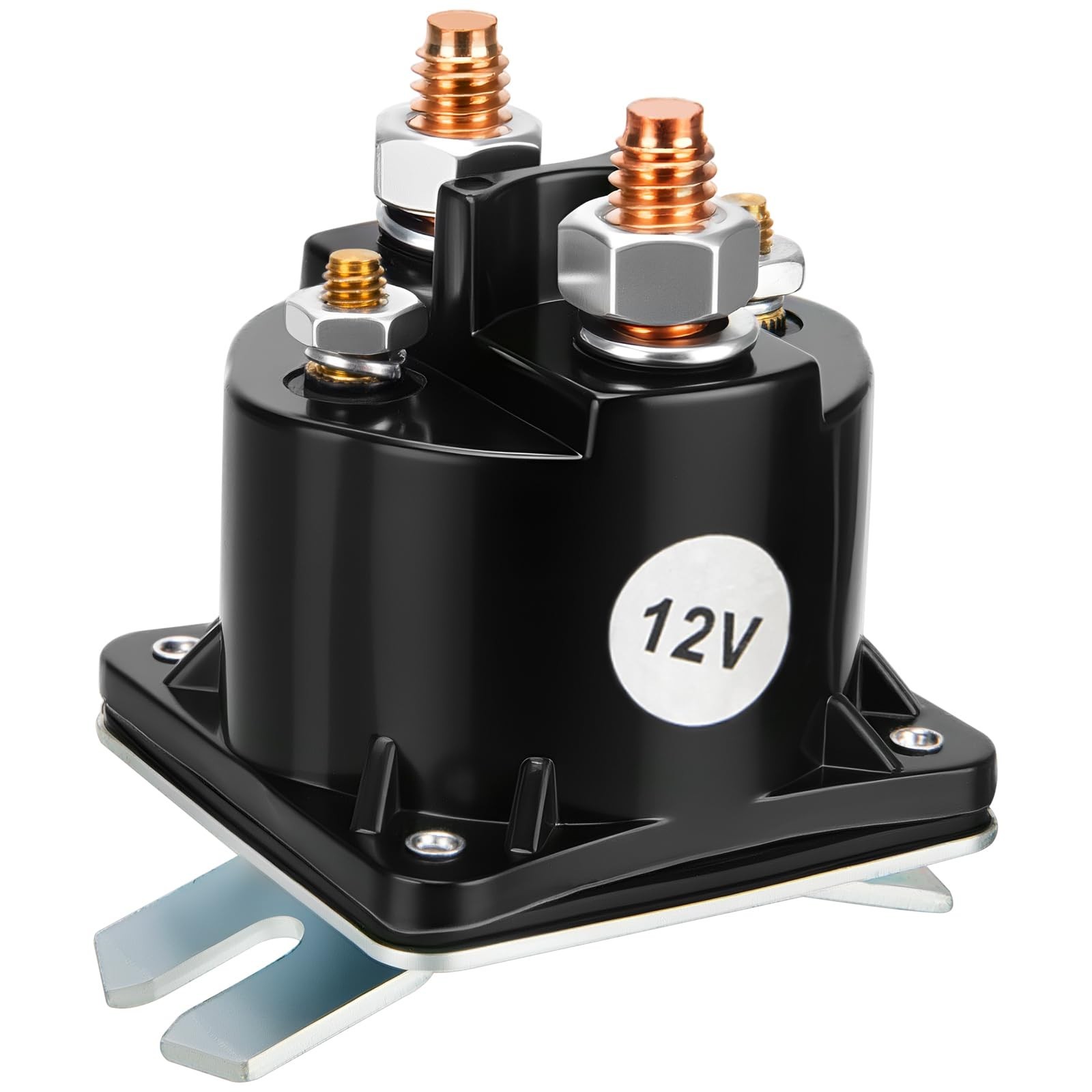 12V Dump Trailer Solenoid Relay, 4-Terminal Intermittent Duty Solenoid for Hy...