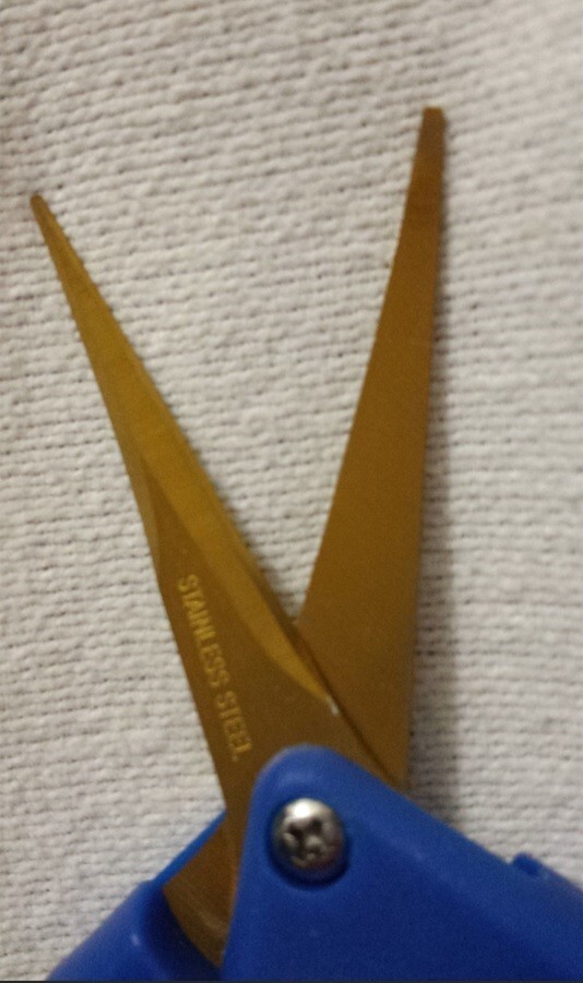 Precision Curved Blade Pruners Cutters Blue Anti-Slip Handles Stainless Steel