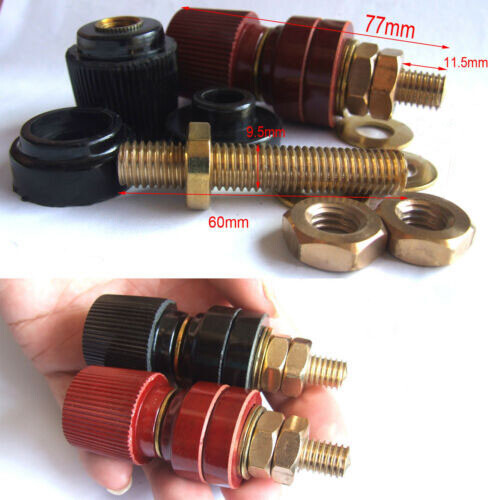 4PCS Power 300A Amplifier AC Power Resistant temperature Binding Post Terminals