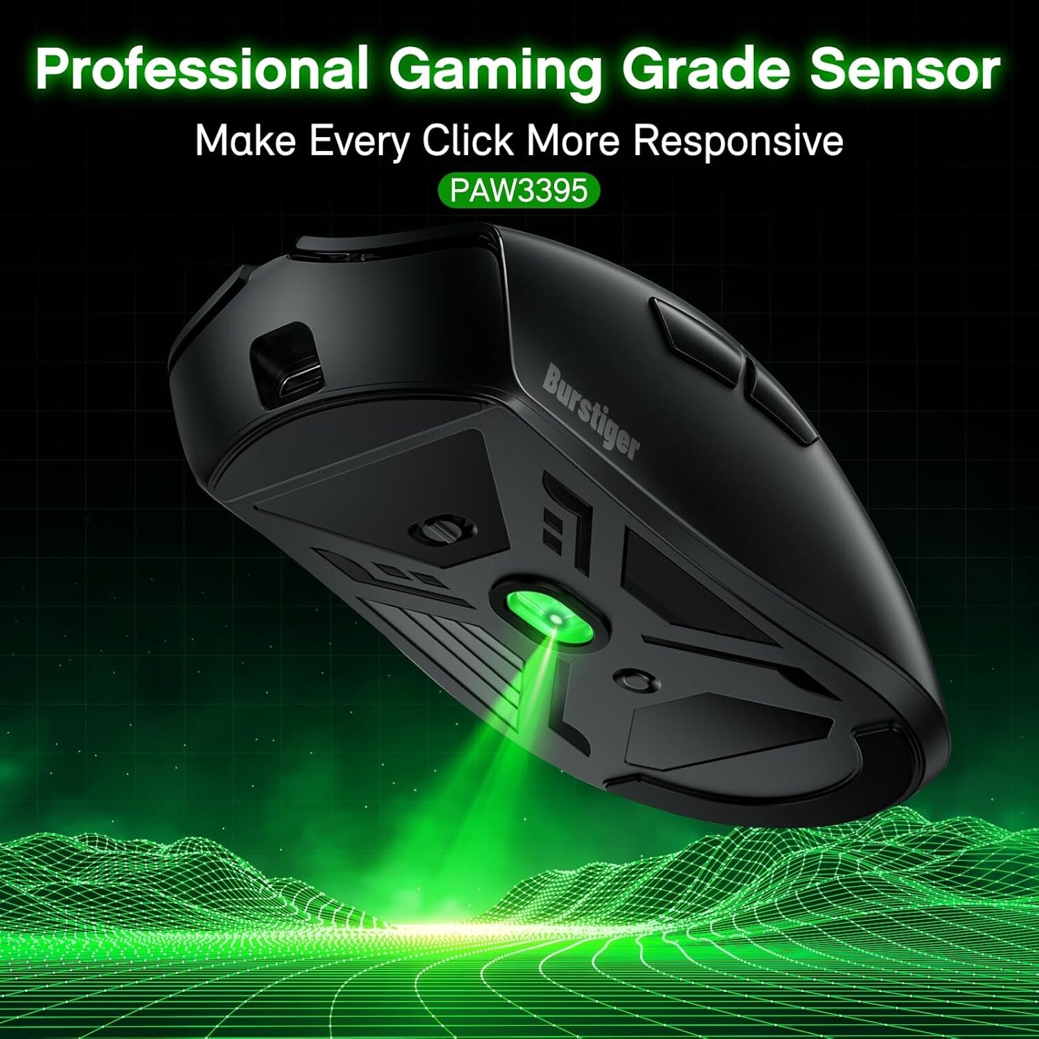 Claw Wireless Gaming Mouse, Ergonomic Mouse, 55g Ultra-Lightweight, 26000 DPI
