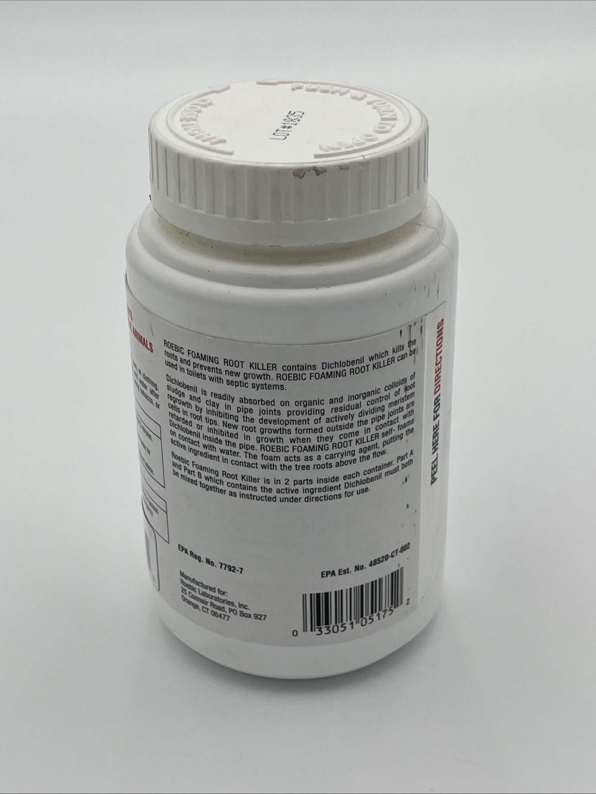 Roebic Foaming Root Killer 1 lb