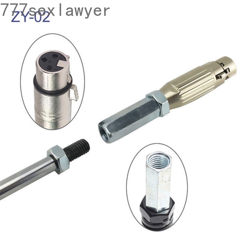 Sex Machine Attachment Adapter Screw to 3XLR Connector Machine