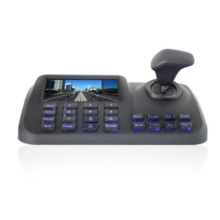 5 Inch HD LED CCTV PTZ Controller, 3D IP Network Camera Joystick Keyboard