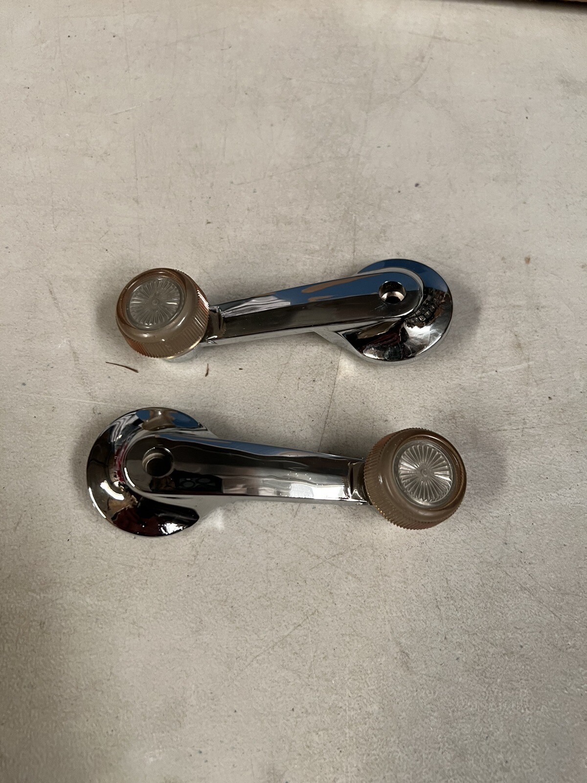 (2) Set NEW Window Crank Handle Window Handle For Ford Mercury Inside Clear