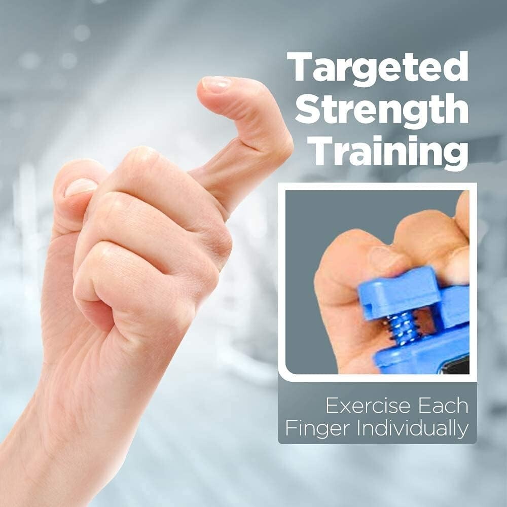 4pcs-Finger Strengthener, Hand Exerciser,Forearms–Grip Strength Trainer