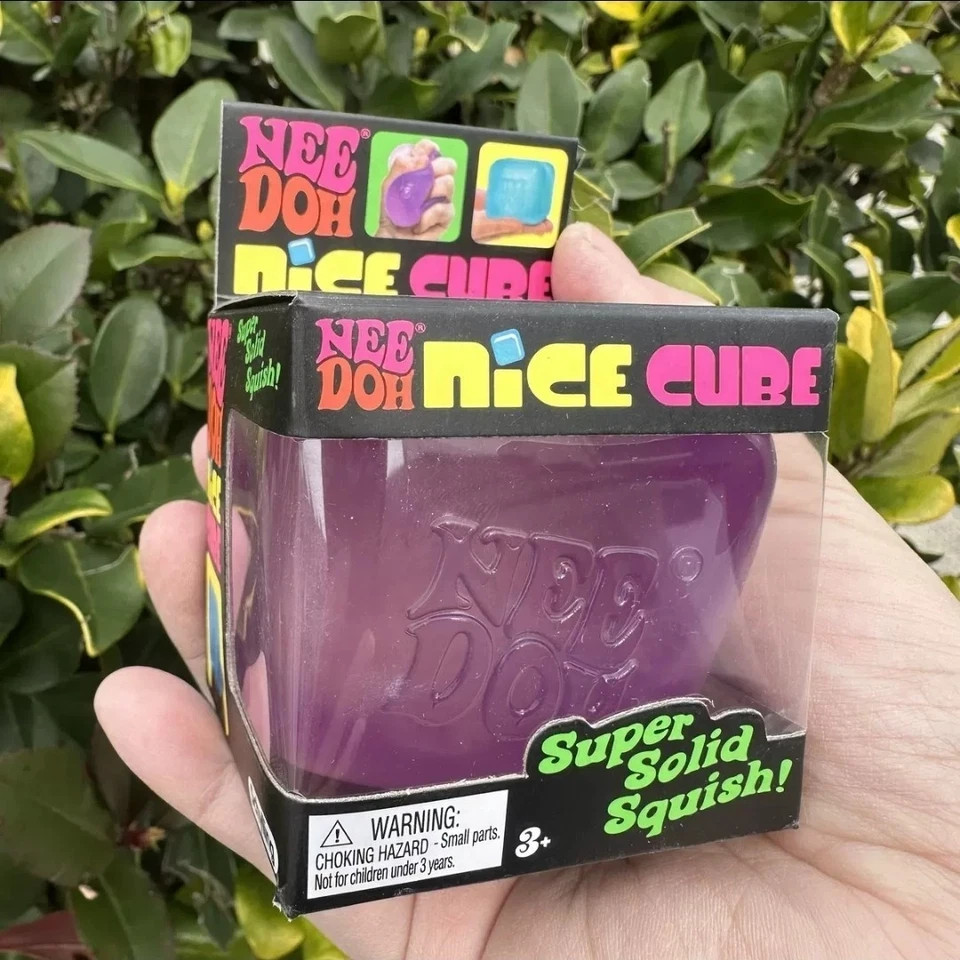 Schylling NeeDoh Nice Cube Sensory Fidget Cube Stress Relief Squishy Toy