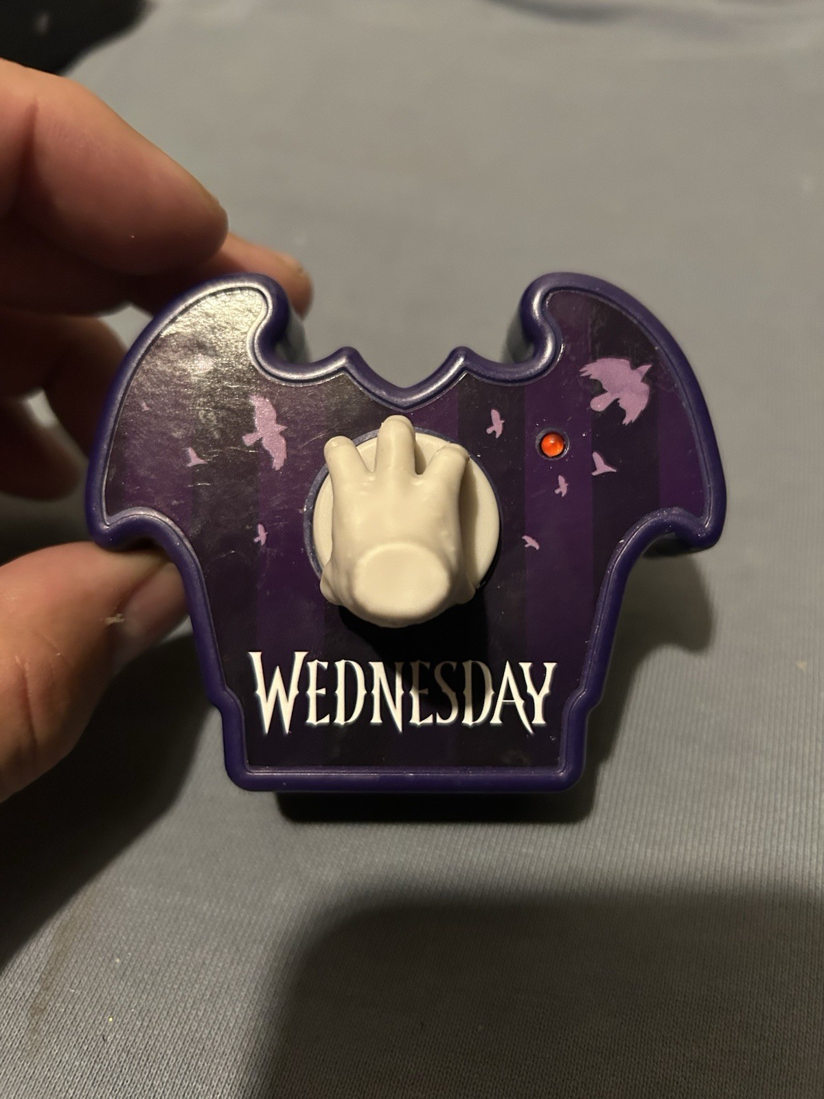 Jada Toys Wednesday RC Transmitter Remote Thing Hand Purple Replacement Part