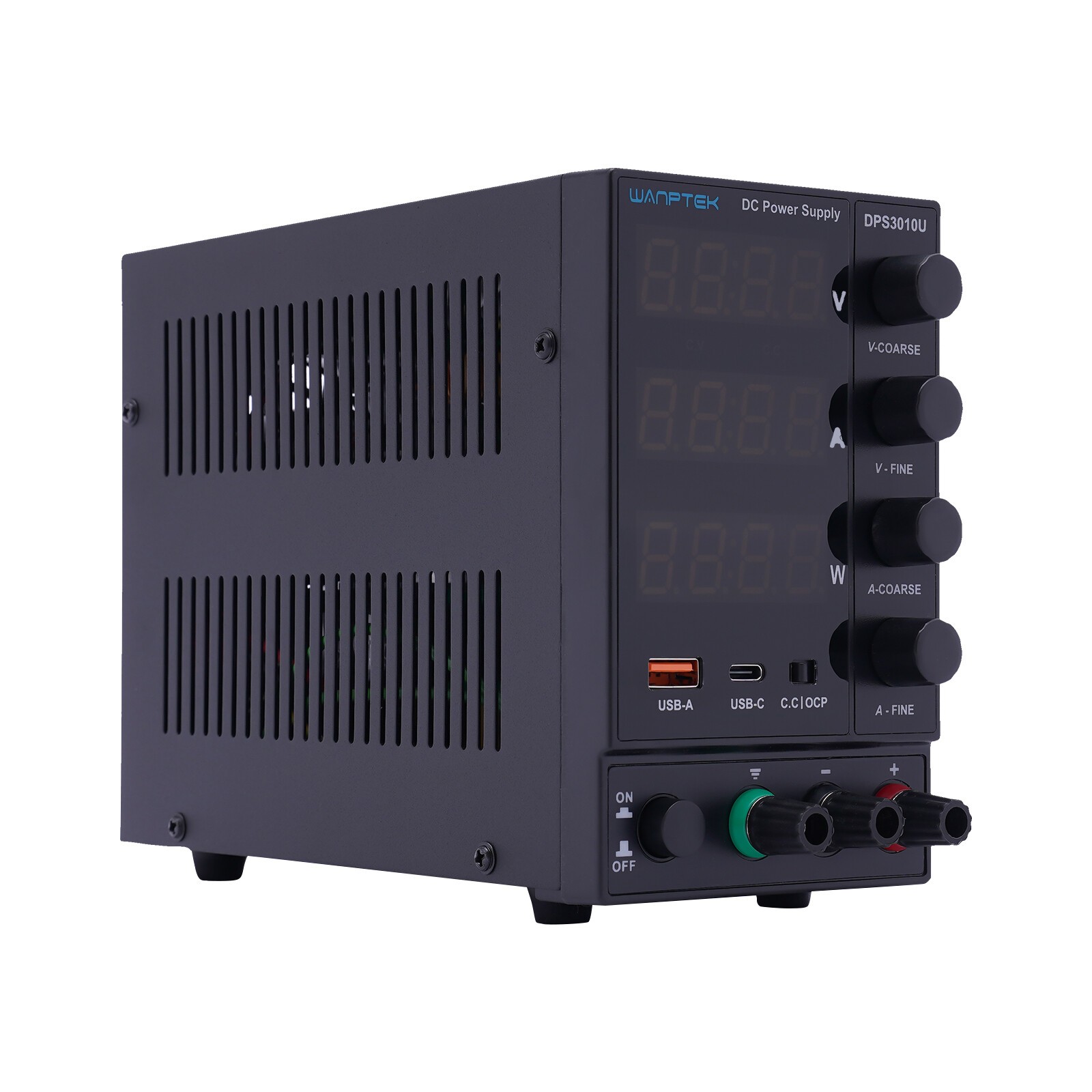 DC 0-30V 0-10A Power Supply Lab Variable Adjustable Regulated Bench Switching