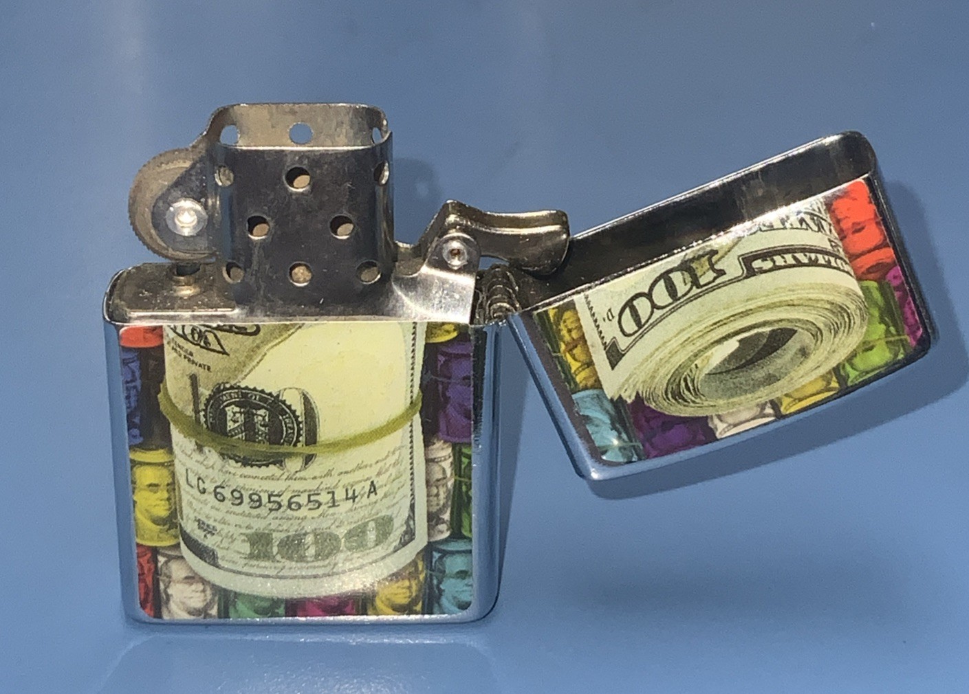Lighter with $100 Dollar Bankroll Design Not Working/ Displaying