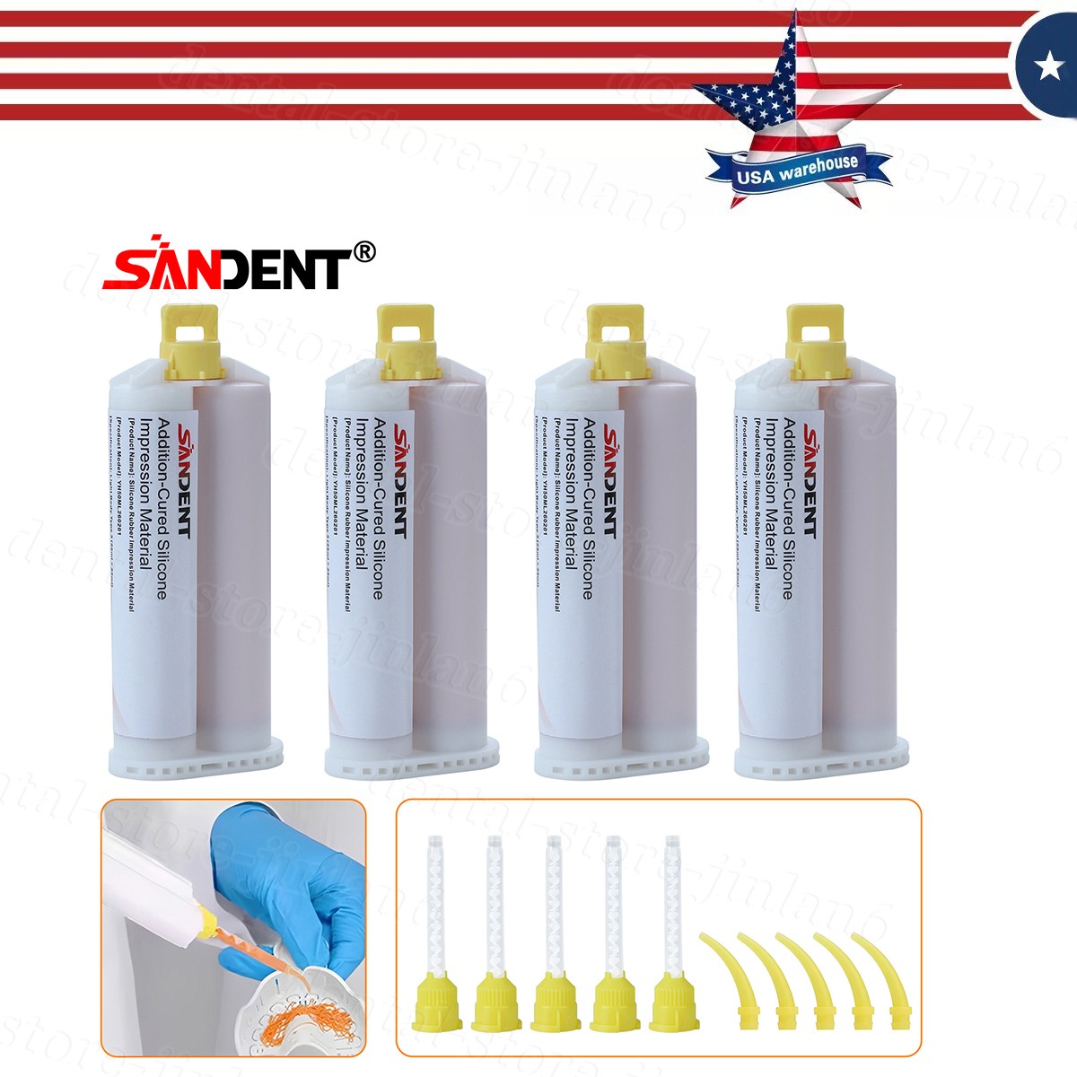 Impression Material Light Body Regular Set – 4 50ml cartridges