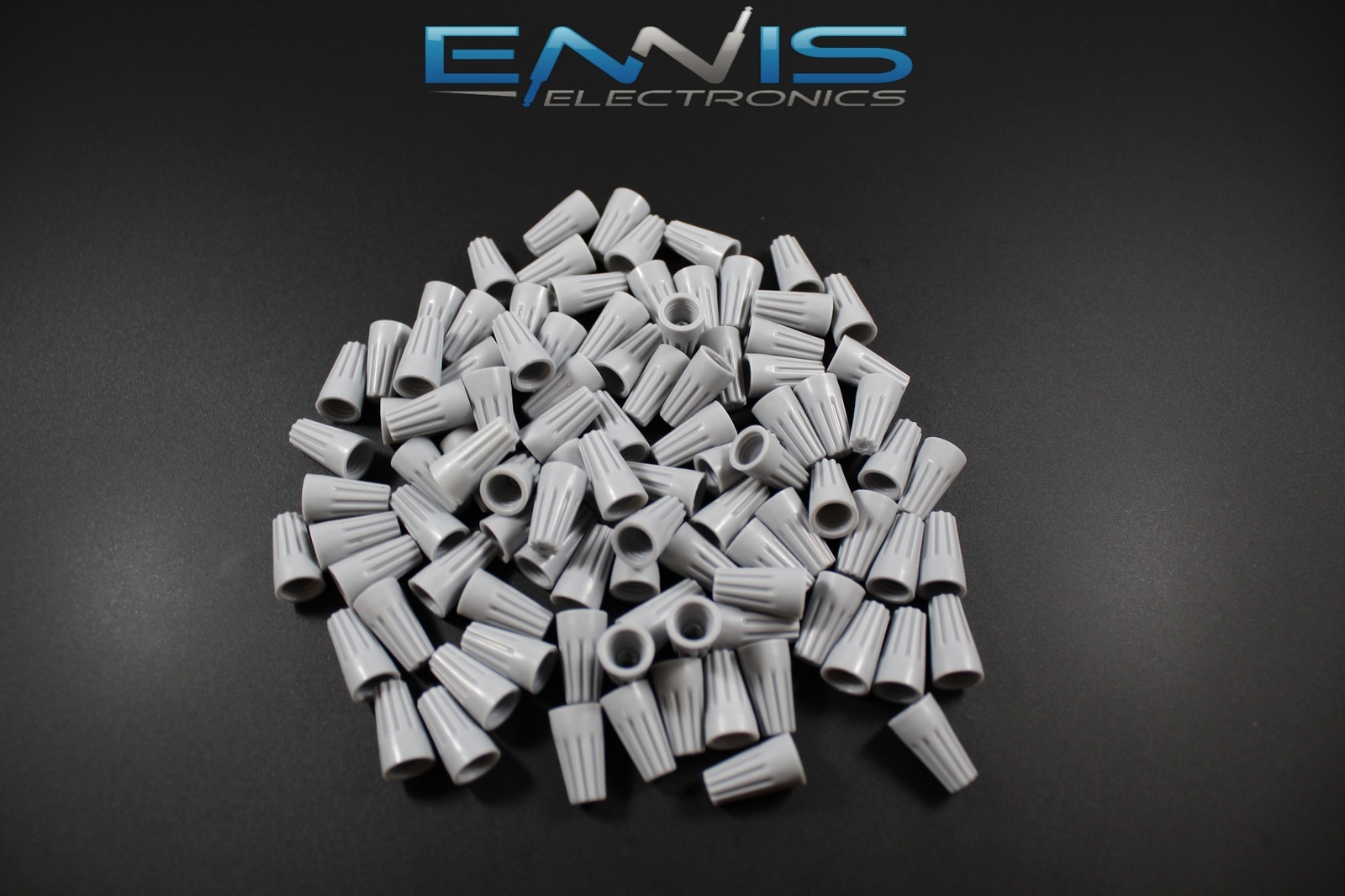 100 PCS WIRE TWIST CAP 22/16 GAUGE TERMINAL CONNECTOR SPLICE AWG GREY WNGY