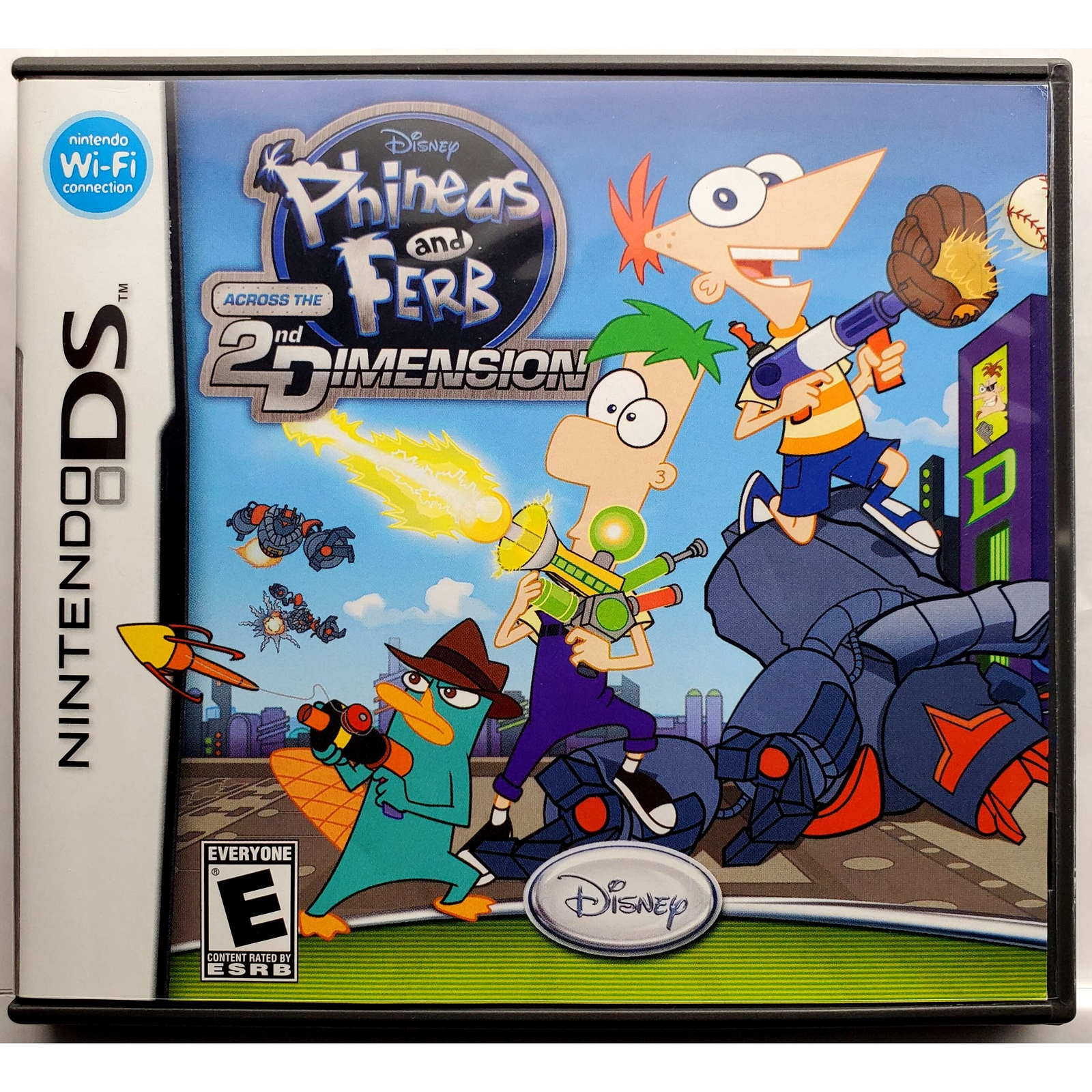 (Box Only) Phineas and Ferb: Across the Second Dimension Nintendo DS Excellent
