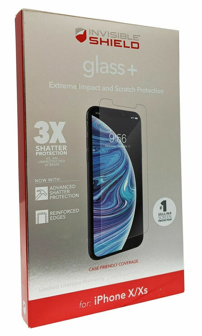 ZAGG InvisibleShield Glass Plus Screen Protector for iPhone 11 Pro, X/XS - Clear