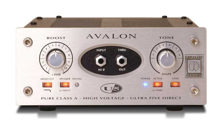 Avalon U5 Instrument DI and Instrument Preamp