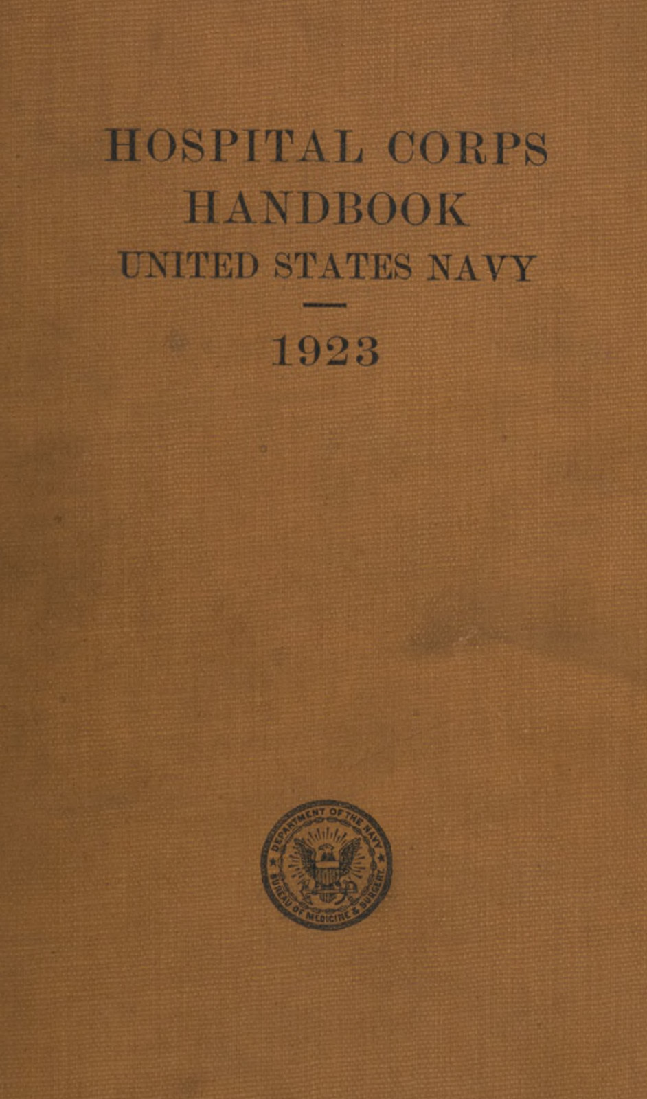 732 Page 1923 US Navy Hospital Corps School Handbook Medical Corpsman on Data CD