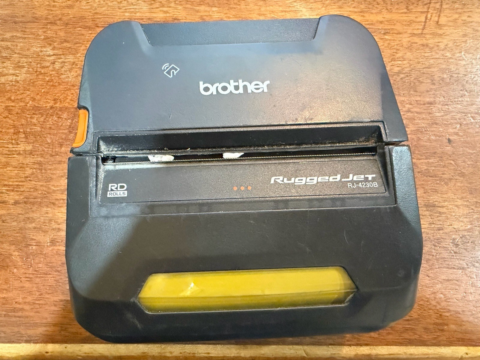 Brother RuggedJet RJ-4230B 4in Direct Thermal Mobile POS Printer Bluetooth USB
