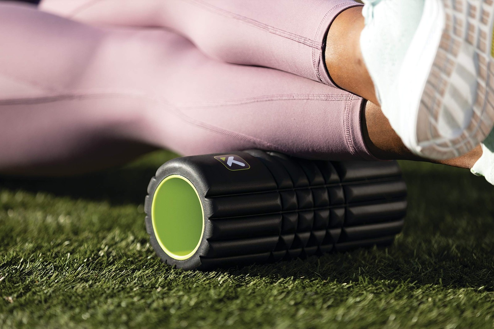 TRIGGERPOINT Performance Therapy Grid Travel Foam Roller for Exercise, Deep T...
