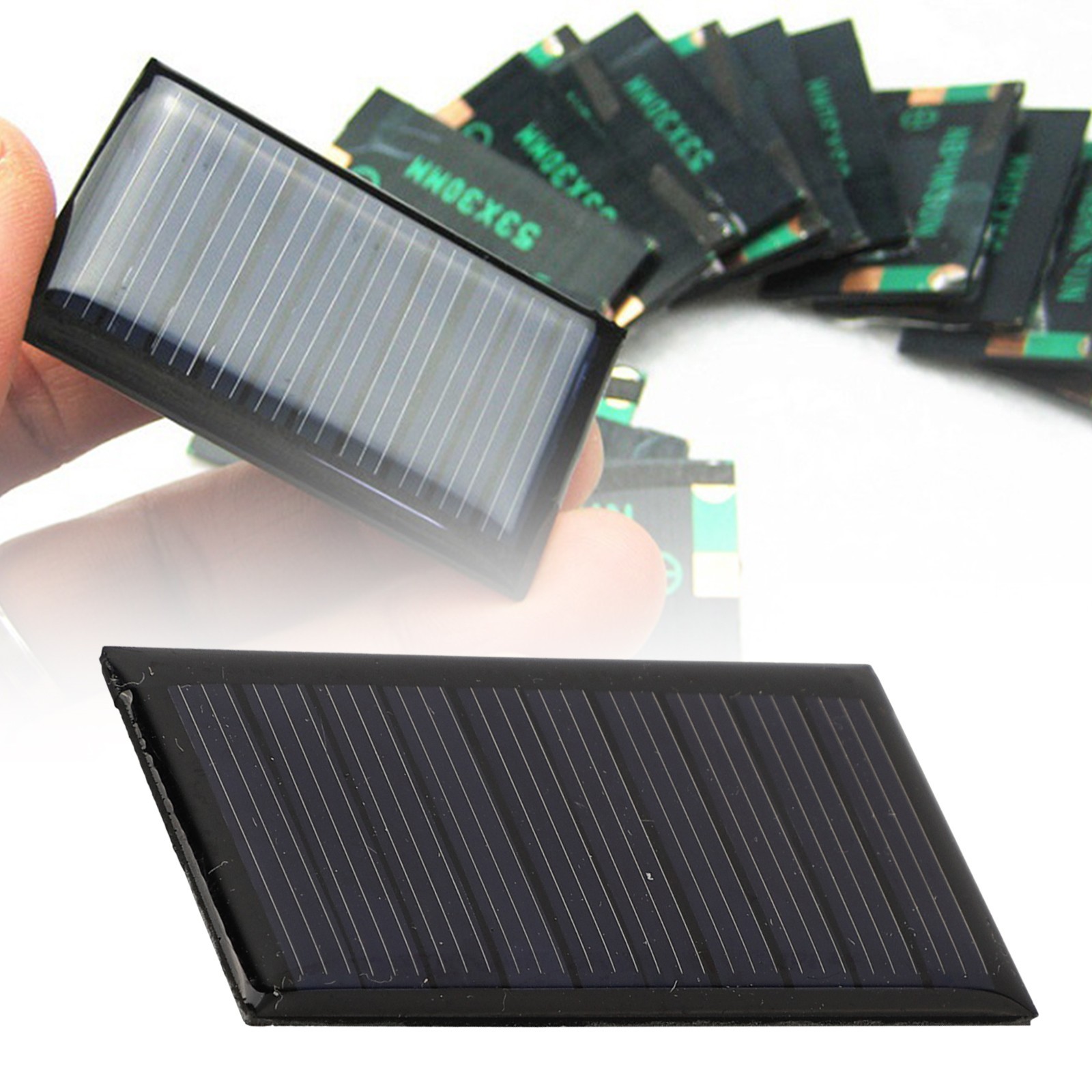 10Pcs Small Solar Panels Kit 5V 30mA for DIY Electronics Projects