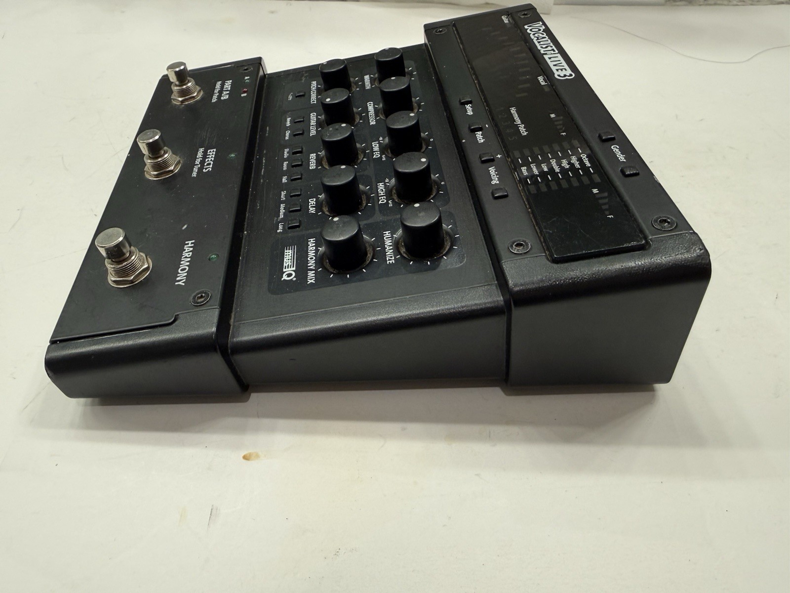 Digitech Vocalist Live 3 Vocal Multi Effects Processor Pedal + Power Supply