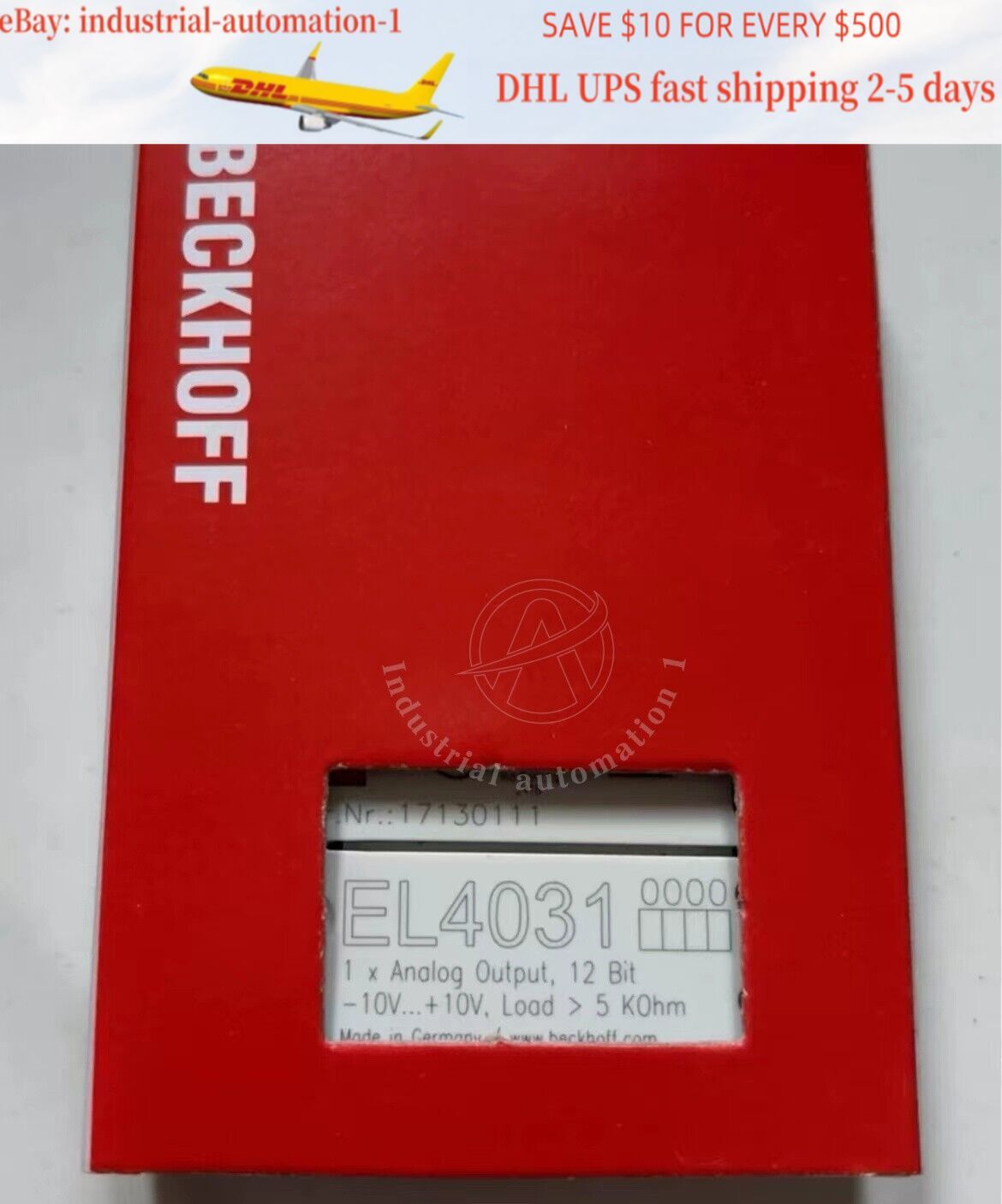 NEW BECKHOFF EL4031 Module EL 4031 Brand New In Box Free Shipping