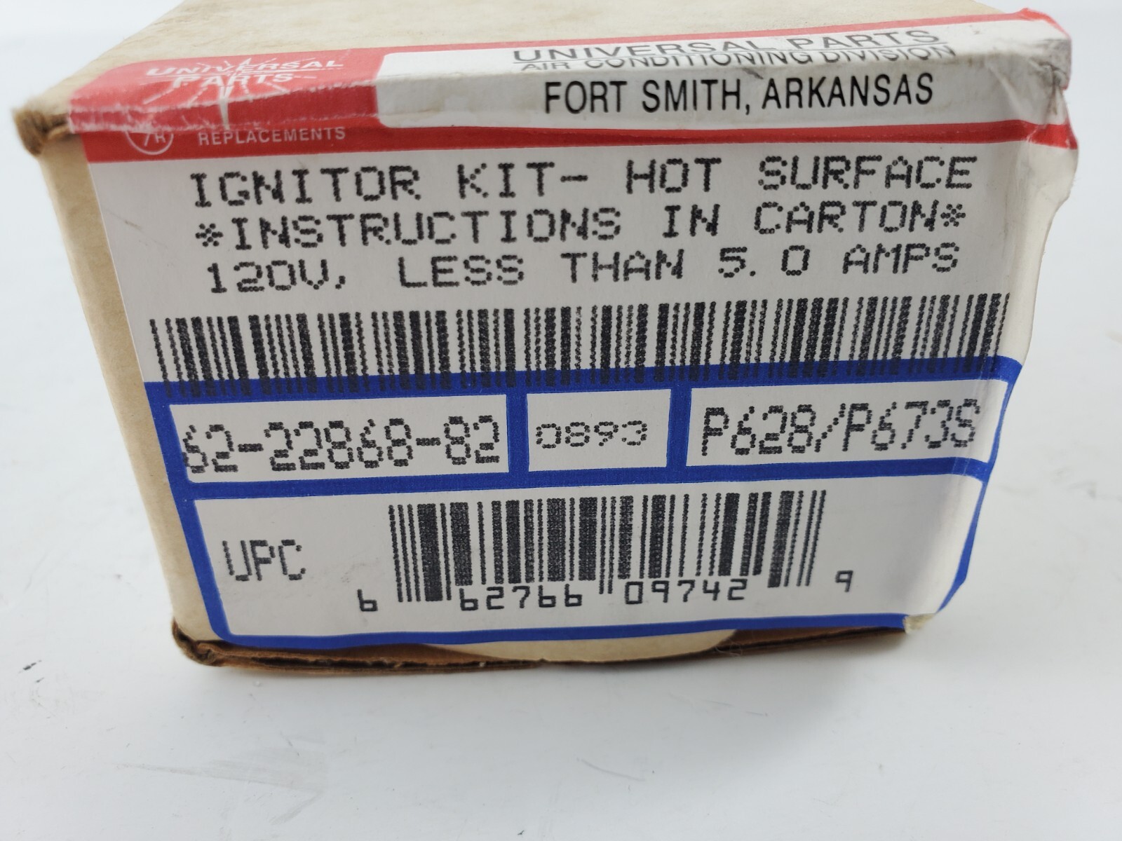 Rheem Ruud Weather King Furnace Igniter Kit 62-22868-02 62-22868-82 62-22868-93