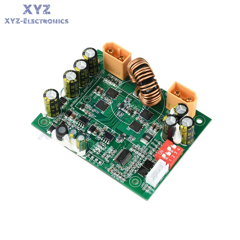 100W MPPT Smart Solar Controller DIP Switch for 12V 24V Energy Storage Systems