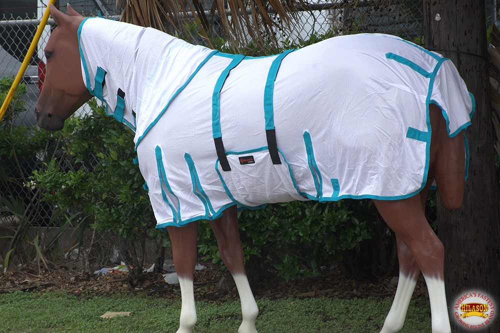 HILASON Horse Fly Sheet UV Protect Breathable Mesh Bug Mosquito Spring | Summer