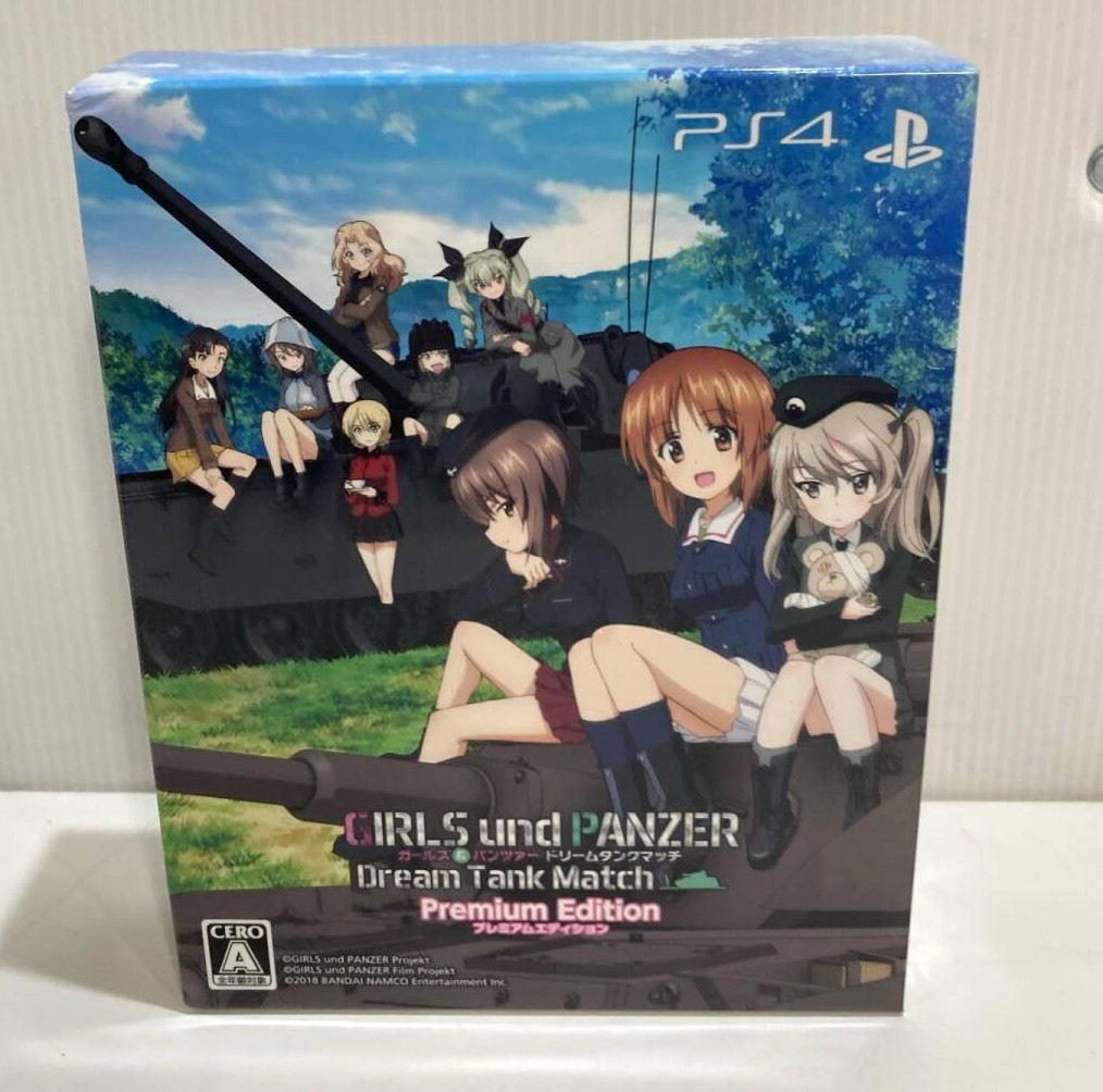 PS4 Girls und Panzer Dream Tank Match Premium Edition First Limited NEW