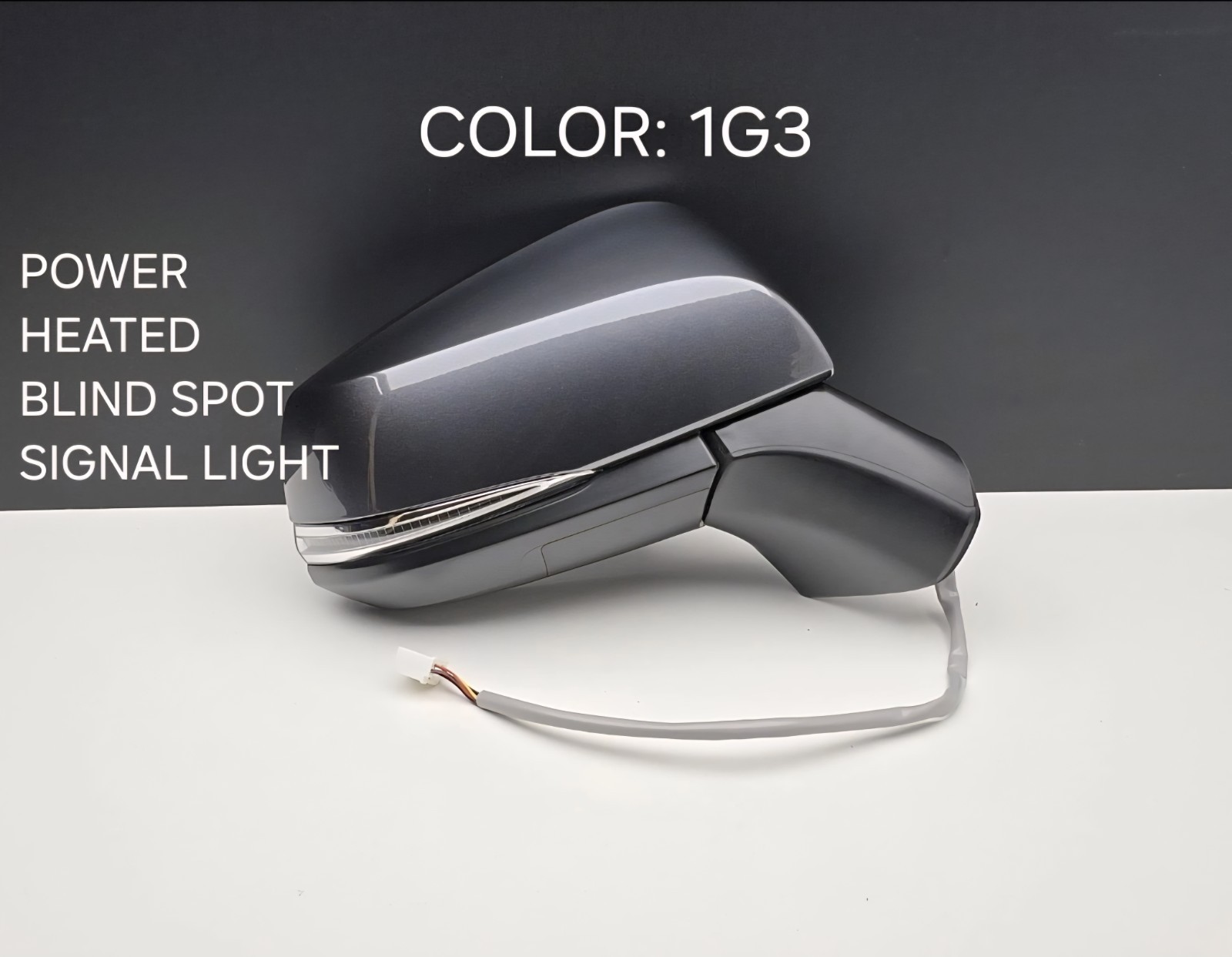 2019-2024 TOYOTA RAV4 RH Passenger Door Mirror Heated w/Signal W/BSM COLOR: 1G3