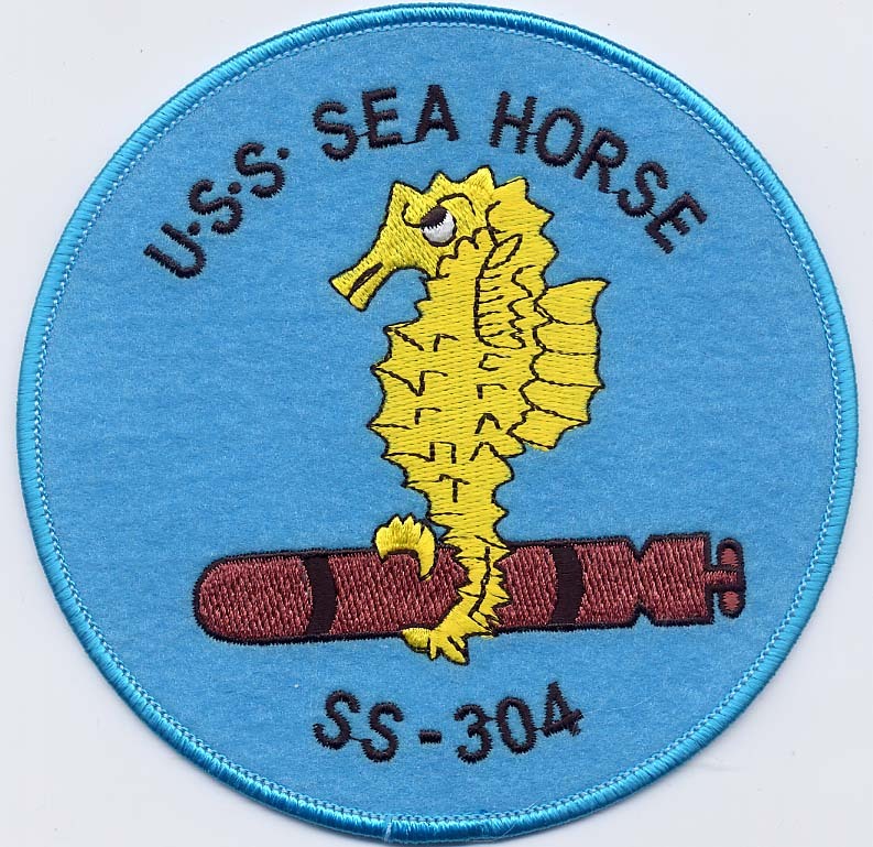 USS Seahorse SS 304 BC Patch Cat No C5990