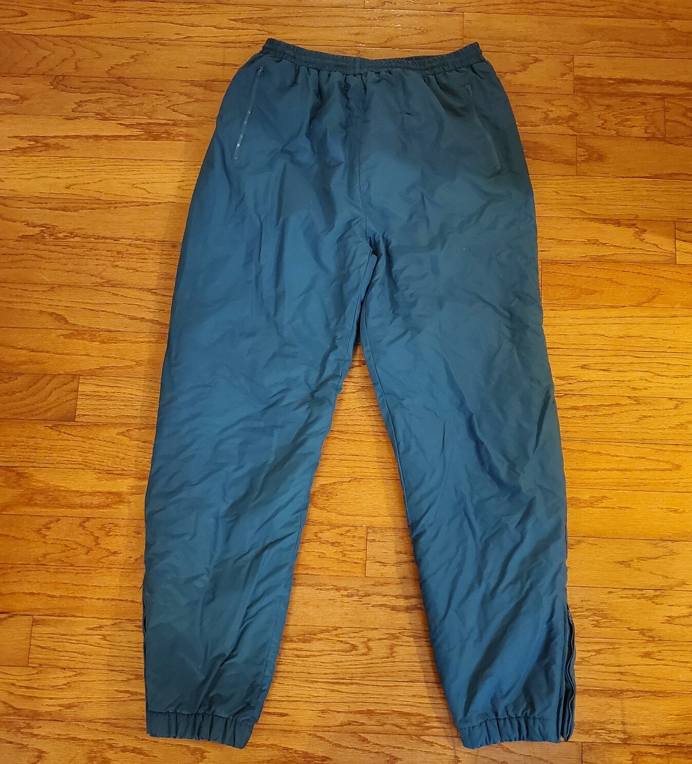 Vintage 70s Innsbruck Men's Teal 100% Nylon Ski Pants Size XL