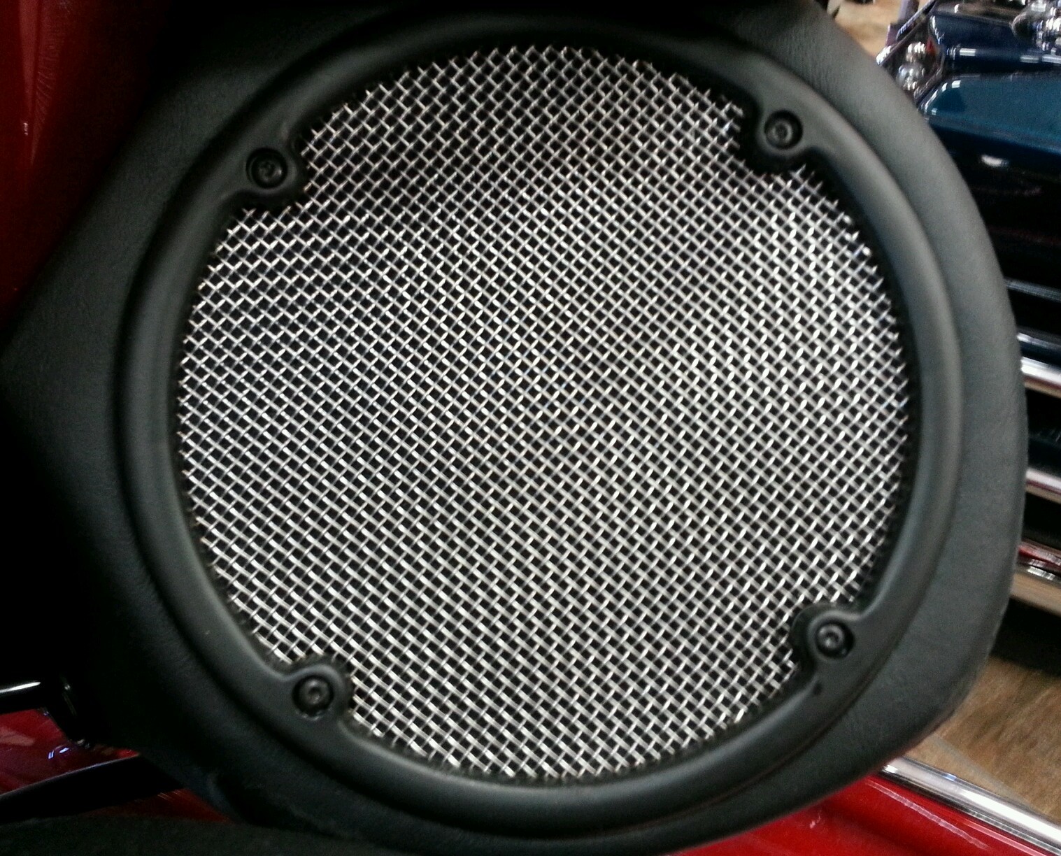 REAR STAINLESS SPEAKER GRILLS HARLEY DAVIDSON ULTRA CLASSIC-LIMITED 1998-2013