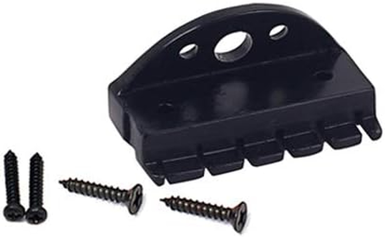 Black 6 String Headdless Guitar Locking Nut Fit Kiesel,Strandberg,Steinberger