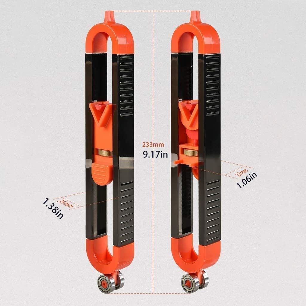 1PC Irregular Profile Scribing Ruler Contour Gauge Woodworking Duplicator